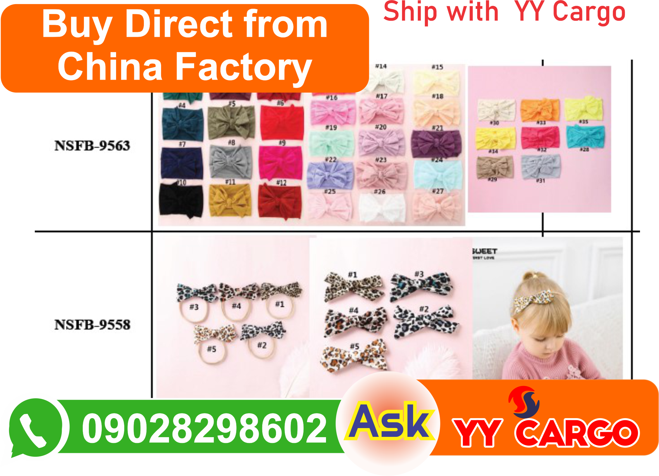 baby hair decor bow